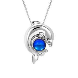 Dolphin Pendant | Sea Creature Handmade Crystal Jewelry